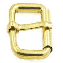 Fujiyuan 2 Sets 40mm 1.57&quot;x21mm 0.82&quot; Solid Brass Buckles Single Prong Roller fo - £5.65 GBP