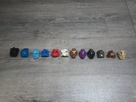 Lot of 12 Lego Bionicle Masks Parts 32572 32566 32505 32568 43616 43853 43855 - £30.93 GBP
