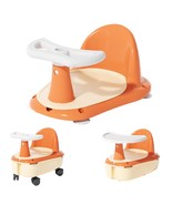 3-In-1 Baby Bath Seat,Ride On Toy Car, Baby Dining Chair,With Tray &amp;, Or... - $32.99