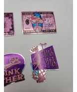 6 Vintage 90s Stickers Pink Panther Cartoon Prism Vending Machine Sticke... - $26.65 CAD