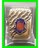 Antique Ornate Match Safe Holder w/ Cornwall One And All Emblem Badge Gr... - £58.37 GBP