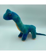 Douglas Brach Brachiosaurus Dinosaur 21&quot; Plush Blue Yellow Stuffed Anima... - £14.11 GBP