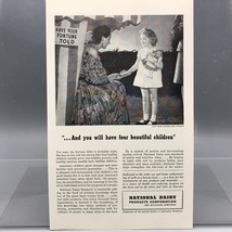 Vintage Magazine Ad Print Design Advertising National Dairy Association - £10.07 GBP