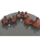 Moroccan mini tajine - Terracotta mini tajine for Spices - Tajine for co... - $13.77