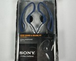 Sony MDR-J10 Stereo Blue Clip On Style Stereo Headphones 2009 - $29.69