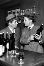 Robert Stack and Paul Picerni in The Untouchables in Bar Holding Booze Bottles 2 - £19.17 GBP