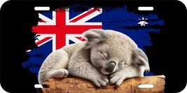 Koala Bear Australia Flag Sleeping Personalize Aluminum Metal License Plate 38 - £10.14 GBP+