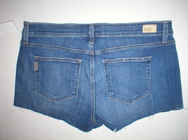 New Womens NWT 29 Paige Premium Denim Designer Shorts Blue Cut off Frayed Jean - £131.43 GBP