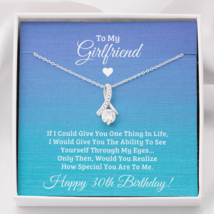 Girlfriend Necklace, Girlfriend 30 y-o Gift, 30th Birthday Gift for Girlfriend - £35.96 GBP+