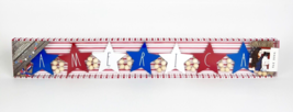 Rae Dunn USA 4th of July Red White Blue Stars America 45&quot; Garland Wood Patriotic - £22.31 GBP