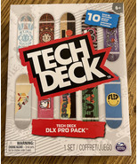 Tech Deck DLX Pro Pack 10 Boards Included Skate Fingerboard Toy Spin Mas... - $8.89