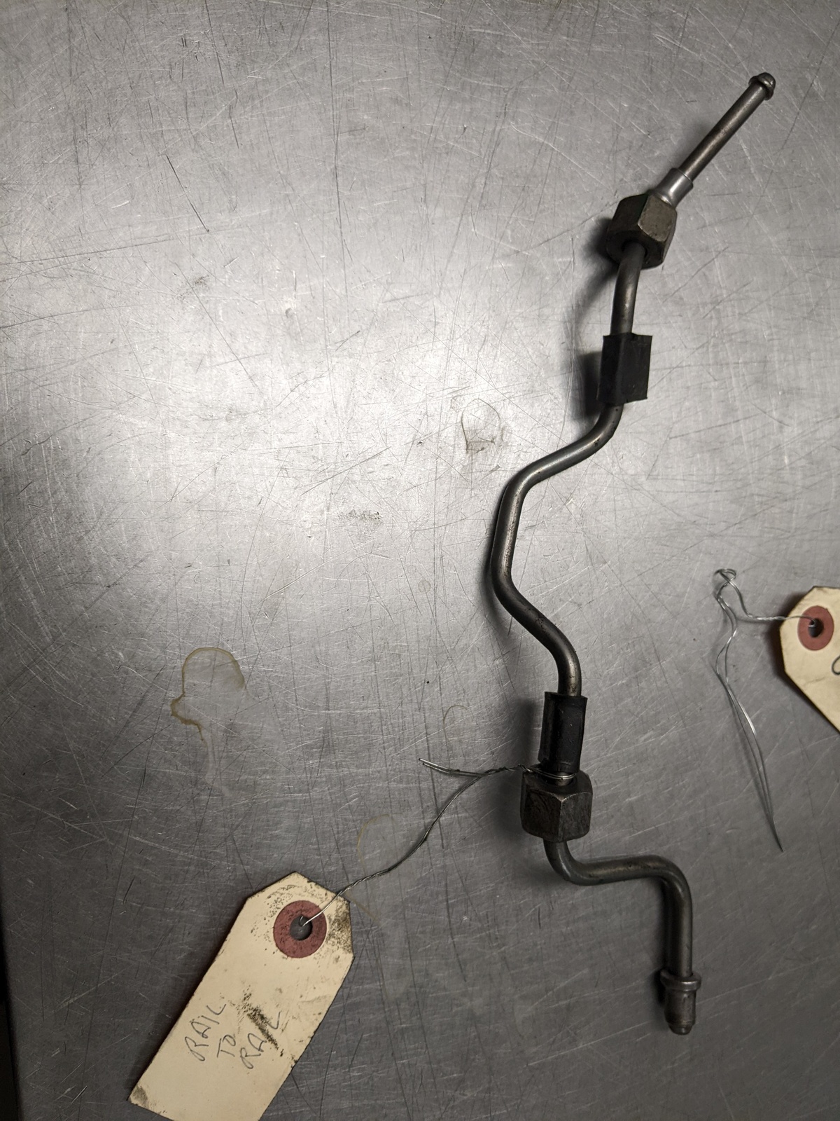 Fuel Rail To Rail Fuel Line From 2007 Jeep Grand Cherokee  3.0  Diesel - $36.33