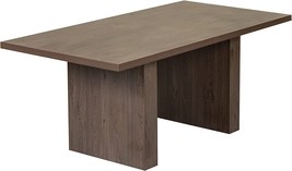 Gia Wooland Dining And Work From Home Table, Woodland Walnut Finish - £306.67 GBP