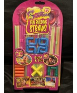 Super Sipperz Fun Building Straws 80 Piece Set - As Seen on TV - New Sealed - $9.74