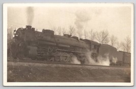 RPPC C.G.W. RY Chicago Great Western Locomotive Engine 863 Photo Postcard T30 - £11.95 GBP