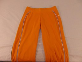 Adult Women&#39;s Nike Orange Blue White Striped Athletic Yoga Stretch Pants... - £14.91 GBP