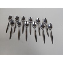 Vintage COVENTRY Stainless 12 Pieces Flatware Grapefruit Spoon BOUQUET J... - $29.95