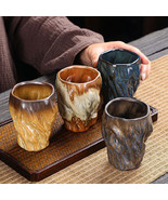 Japanese Retro Stoneware Mugs Stylish Tea  Coffee Set - $25.07 CAD