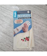 VTG 1995 Magla Nyplex Soft Flock Lined Rubber Gloves Strawberry Medium NIP - $336.29 MXN