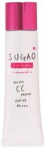 Sugao Air Fit CC Cream Pink Bright Smooth MT 01 Pure Natural image 2