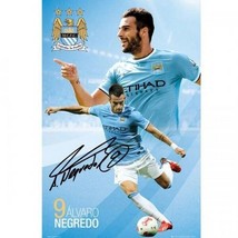 Alvaro Negredo Manchester City FC poster new MAN City English Premier League  - £9.48 GBP