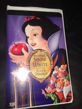 Walt Disney&#39;s Snow White and the Seven Dwarfs VHS Platinum Edition #22253 - £110.75 GBP