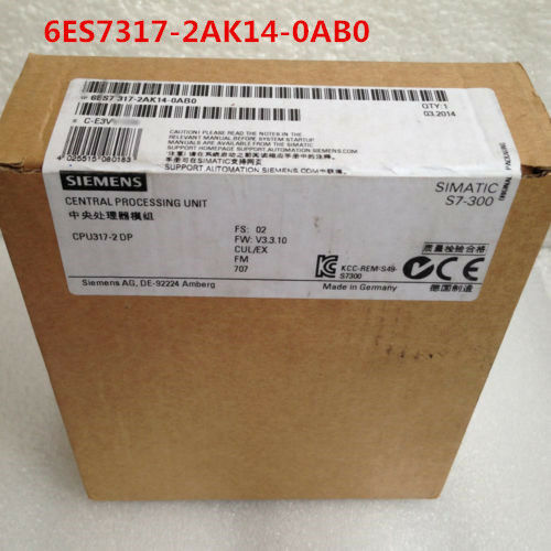 SIEMENS 6ES7317-2AK14-0AB0 6ES7 317-2AK14-0AB0 NEW SEALED - $2,444.00