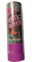 Almay Lip Vibes Matte Finish Lipstick 190 INSTA QUEEN Purple New Sealed - $8.94