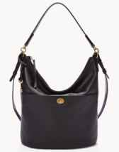 Fossil Talulla Hobo Shoulder Bag Black Leather SHB2840001 NWT $250 Retail - £93.59 GBP