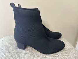 Black Knit Boots,  Joie Brand-Style: Neely,  Size 8.5 Minor Spots See Ph... - $50.00