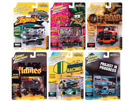 &quot;Street Freaks&quot; 2023 Set B of 6 Cars Release 2 1/64 Diecast Model Cars by Johnny - £60.13 GBP