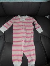 Hanna Andersson Striped Organic Cotton Footless Sleeper Size 0/6 Months NWOT - £17.51 GBP