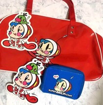 Oh Super MILK Chan Village Vanguard 2 Way Enamel bag &amp; Wallet red Blue 22cm - $149.80