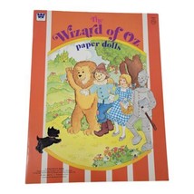 Uncut VTG Wizard of Oz Paper Doll Book 1976 Whitman Tin Man Cowardly Lion Toto - £9.69 GBP