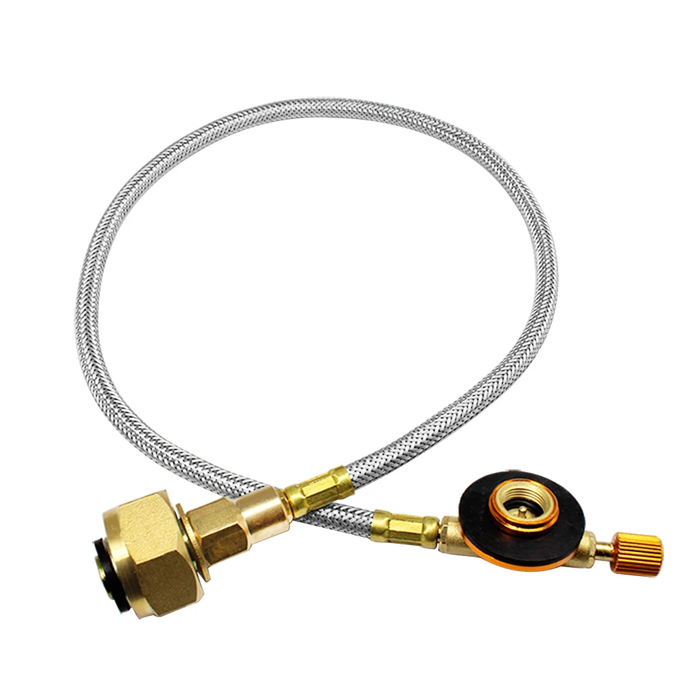 Outdoor Camping Gas Stove Propane Refill Adapter LPG Flat Cylinder Burner Gas Ch - £95.96 GBP