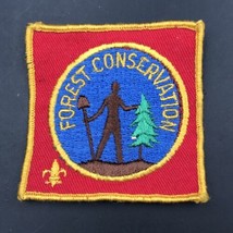Vintage Boy Scouts BSA Forest Conservation Patch  3&quot; x 3&quot; - $8.59