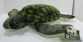WWF ADOPTION Fiesta Green Sea Turtle 14&quot; Realistic w/Tags - £13.49 GBP