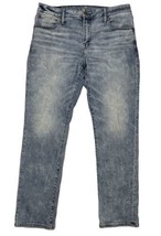 American Eagle Slim Straight Men Size 36x32 (Measure 35x31) Light Denim Jeans - $19.40