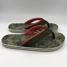 SUN + STONE Men&#39;s Sonoma Sandals Green Print Sz 9 M - £15.25 GBP