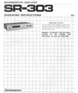 Pioneer SR-303 Operating Instructions Manual PDF Copy 4G USB Stick - $26.55 CAD