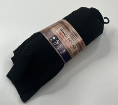 Brubaker NWT women’s size 4-7 Black anti slip crew socks sf1 - £6.70 GBP