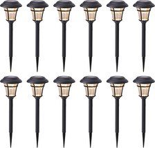 Solar Pathway Lights For Patio, Yard, And Driveway, 12 Pack By Maggift. - £33.23 GBP