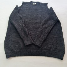 Umgee USA Round Neck Women&#39;s Black Pullover Sweater Long Sleeve Size Small - €7,70 EUR