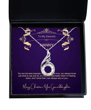 Nanny Grandma Xmas Gifts- Grandmother Gifts Personalized-Jewelry for Gra... - £39.52 GBP