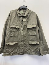 New USGI OG Ripstop Poplin Coat Shirt Jacket Tropical - Large Regular. - $35.00