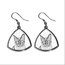 Tonkinese cat, collection of earrings with images of purebred cats, unique gift. - £8.64 GBP