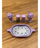 Vintage Barbie Purple Soda Shop House Accessories Food Kitchen KG JD - £14.02 GBP