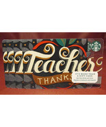 Starbucks 2014 Teacher Thanks Gift Card New with Tags - $107.62 MXN