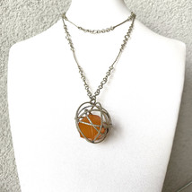 Vintage Amber Pendant with chain- Lot 2114 - £79.09 GBP