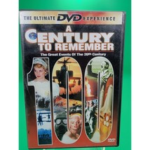 A Century to Remember: The Great Events of the 20th Century - DVD - VERY... - $8.71